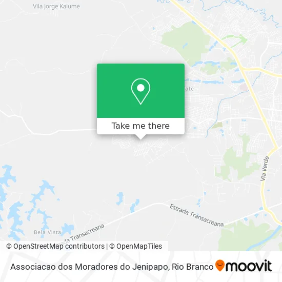 Associacao dos Moradores do Jenipapo map