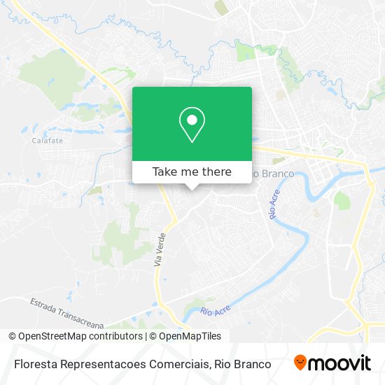 Mapa Floresta Representacoes Comerciais