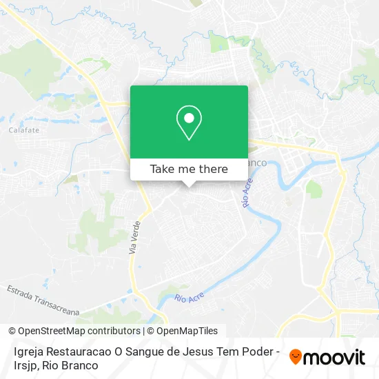 Igreja Restauracao O Sangue de Jesus Tem Poder - Irsjp map