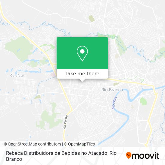 Rebeca Distribuidora de Bebidas no Atacado map