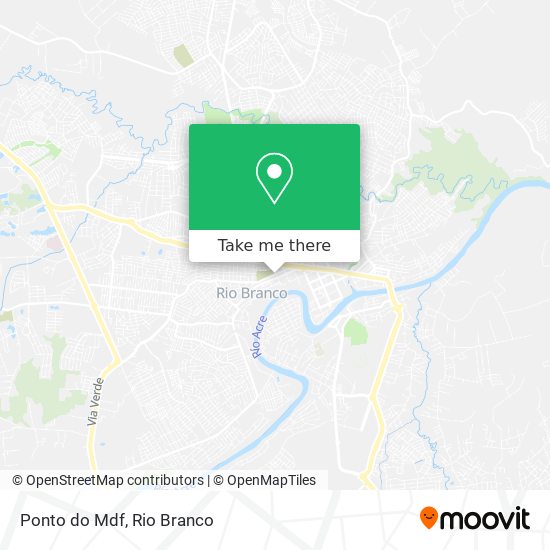 Ponto do Mdf map