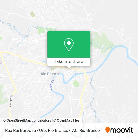 Rua Rui Barbosa - Urb. Rio Branco / , AC map