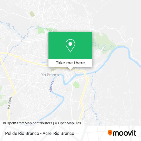 Psl de Rio Branco - Acre map
