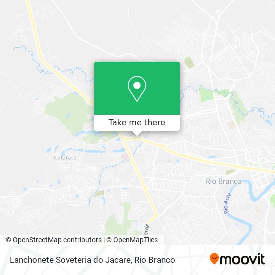 Lanchonete Soveteria do Jacare map