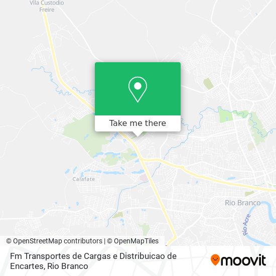 Fm Transportes de Cargas e Distribuicao de Encartes map