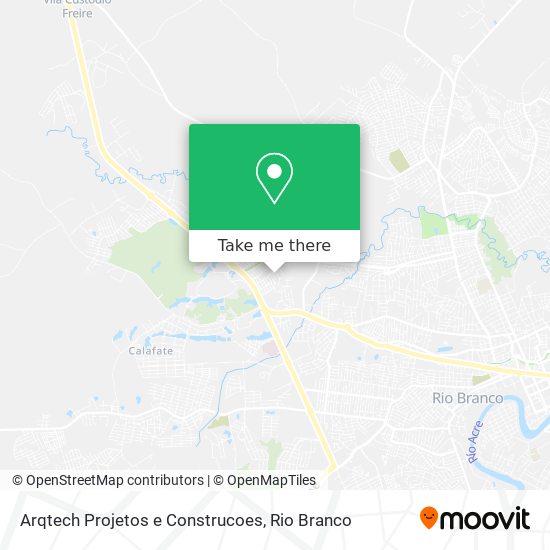 Arqtech Projetos e Construcoes map
