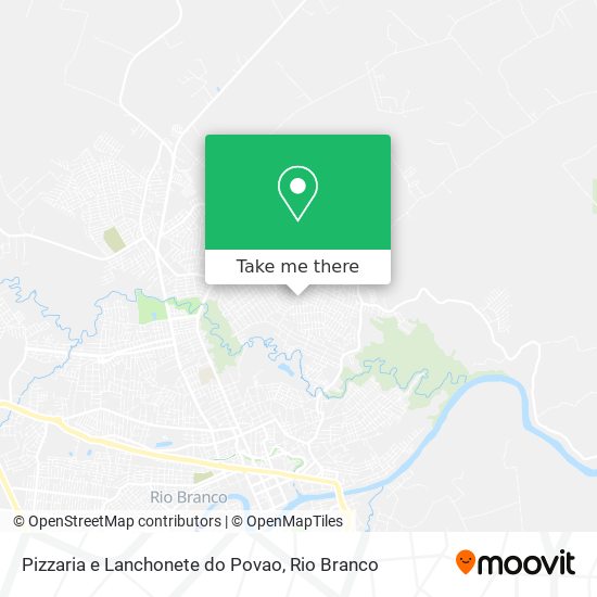 Mapa Pizzaria e Lanchonete do Povao