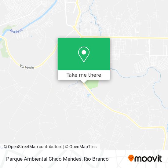 Mapa Parque Ambiental Chico Mendes