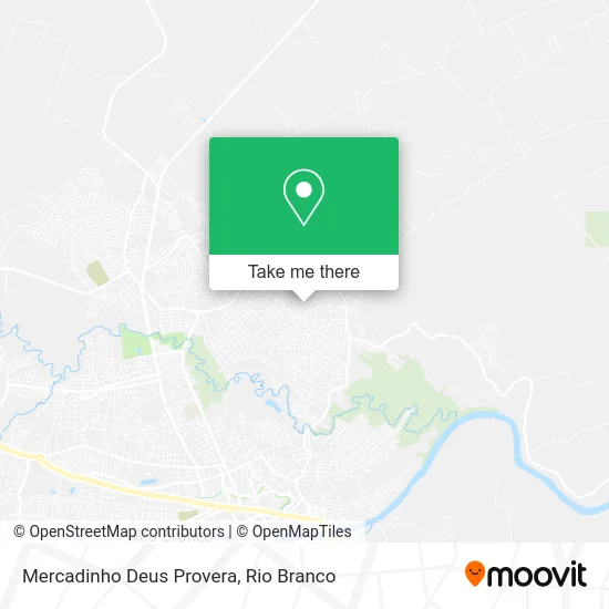 Mercadinho Deus Provera map