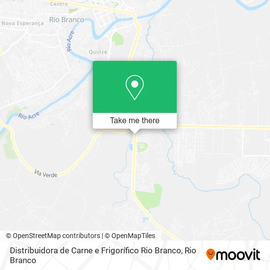 Distribuidora de Carne e Frigorífico Rio Branco map