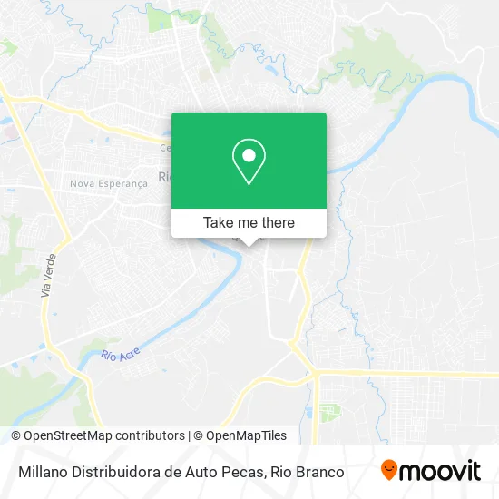 Millano Distribuidora de Auto Pecas map