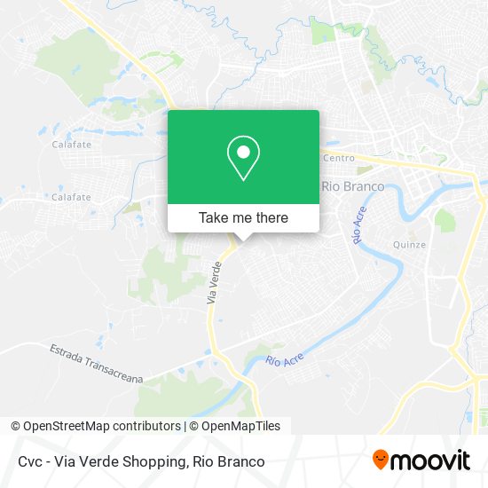 Cvc - Via Verde Shopping map