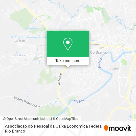 Associação do Pessoal da Caixa Econômica Federal map