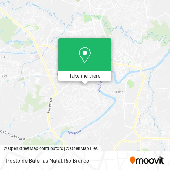 Posto de Baterias Natal map