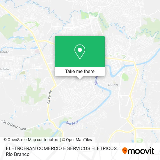 ELETROFRAN COMERCIO E SERVICOS ELETRICOS map