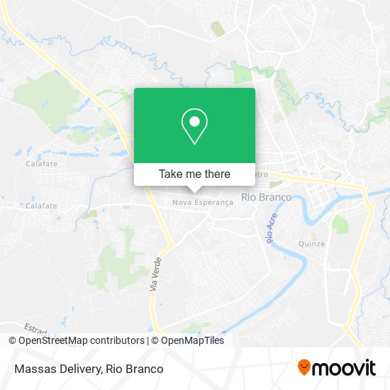 Massas Delivery map