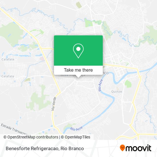 Benesforte Refrigeracao map