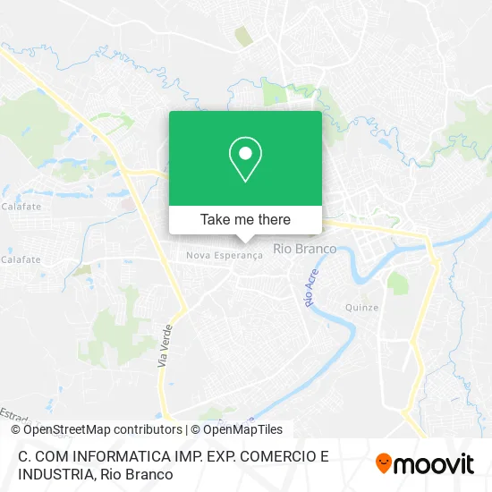 C. COM INFORMATICA IMP. EXP. COMERCIO E INDUSTRIA map