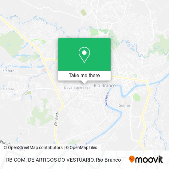 RB COM. DE ARTIGOS DO VESTUARIO map