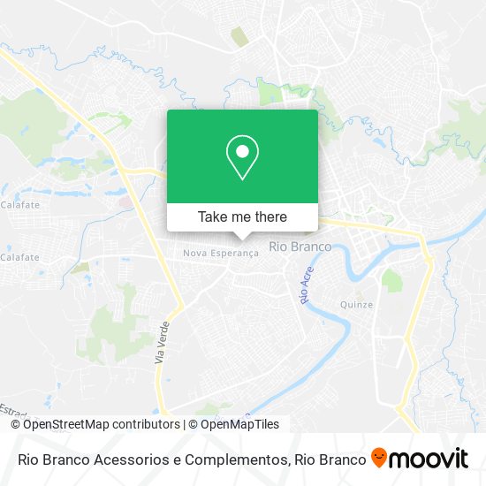 Rio Branco Acessorios e Complementos map