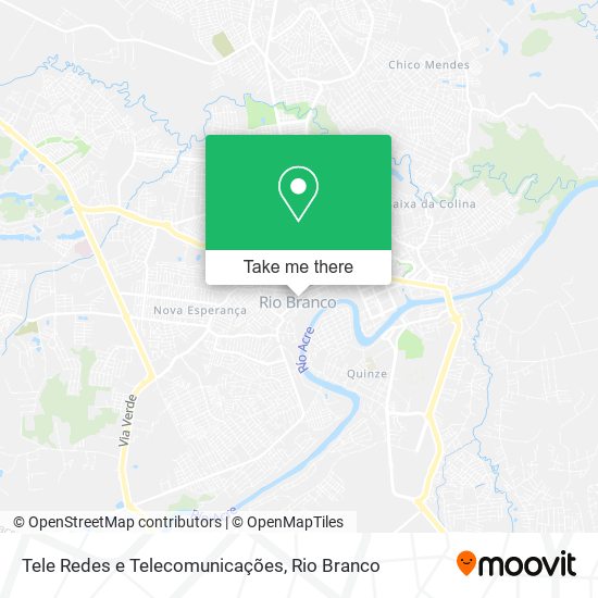 Tele Redes e Telecomunicações map