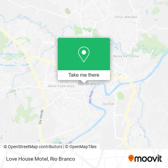 Love House Motel map