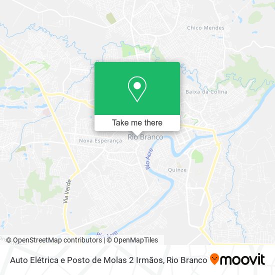 Mapa Auto Elétrica e Posto de Molas 2 Irmãos