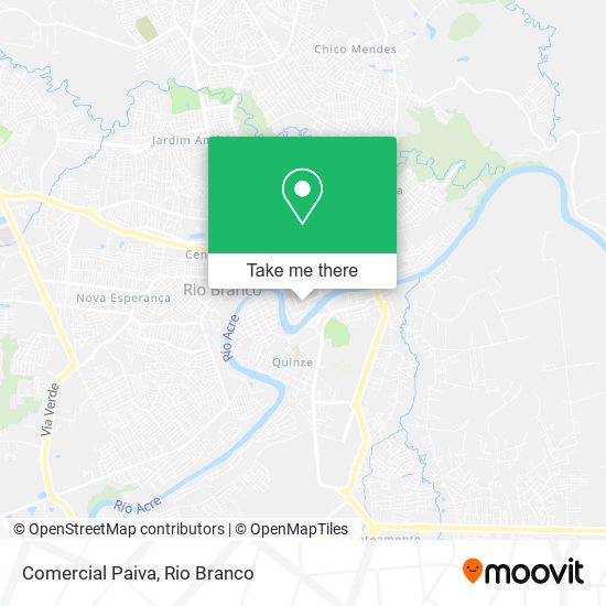 Comercial Paiva map