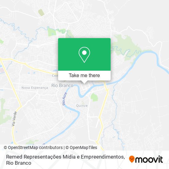 Remed Representações Mídia e Empreendimentos map