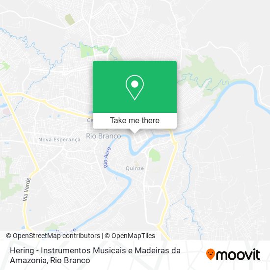 Mapa Hering - Instrumentos Musicais e Madeiras da Amazonia