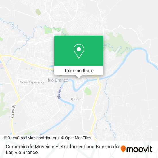 Comercio de Moveis e Eletrodomesticos Bonzao do Lar map