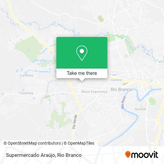 Mapa Supermercado Araújo