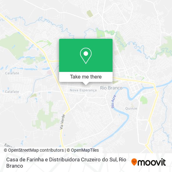 Mapa Casa de Farinha e Distribuidora Cruzeiro do Sul