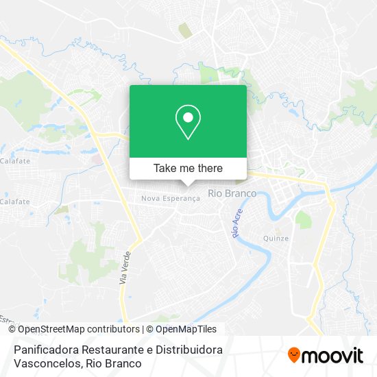 Panificadora Restaurante e Distribuidora Vasconcelos map