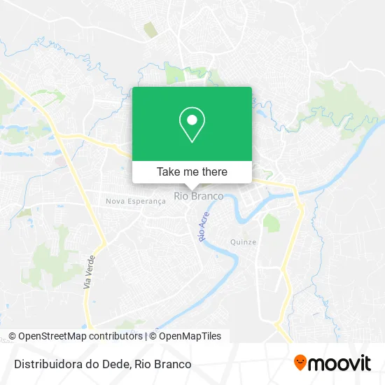 Distribuidora do Dede map