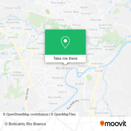 O Boticario map