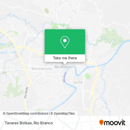 Tavares Bolsas map