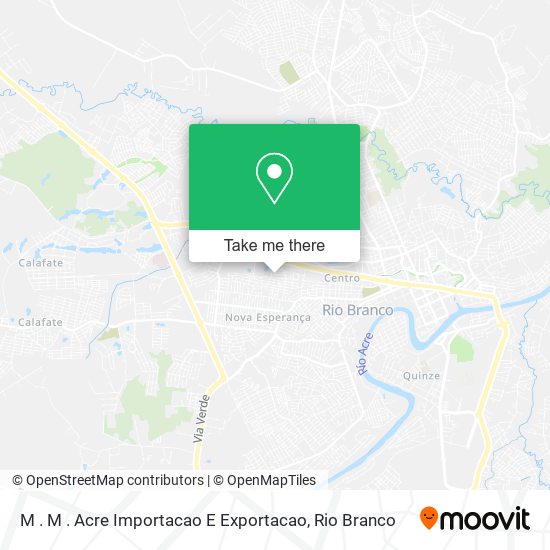 Mapa M . M . Acre Importacao E Exportacao