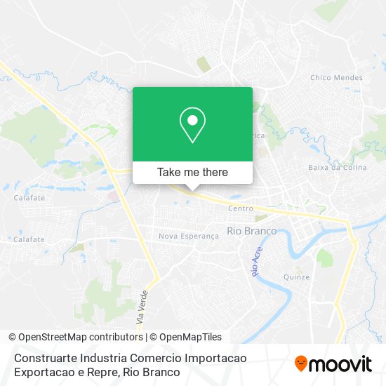 Construarte Industria Comercio Importacao Exportacao e Repre map