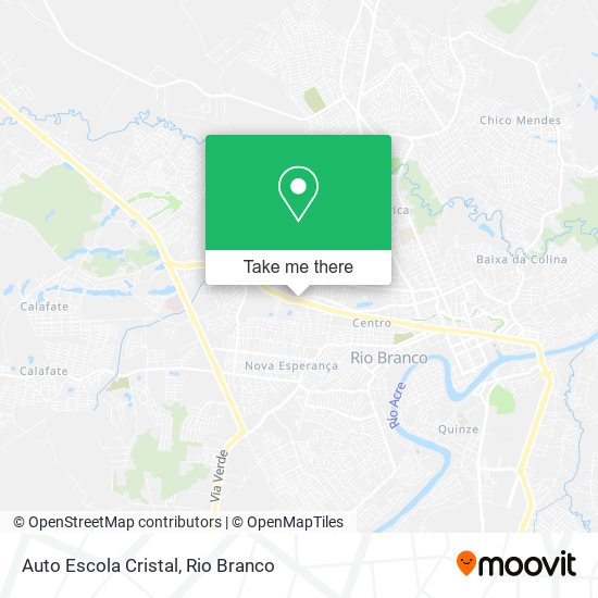 Auto Escola Cristal map