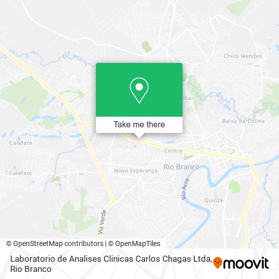 Laboratorio de Analises Clinicas Carlos Chagas Ltda map