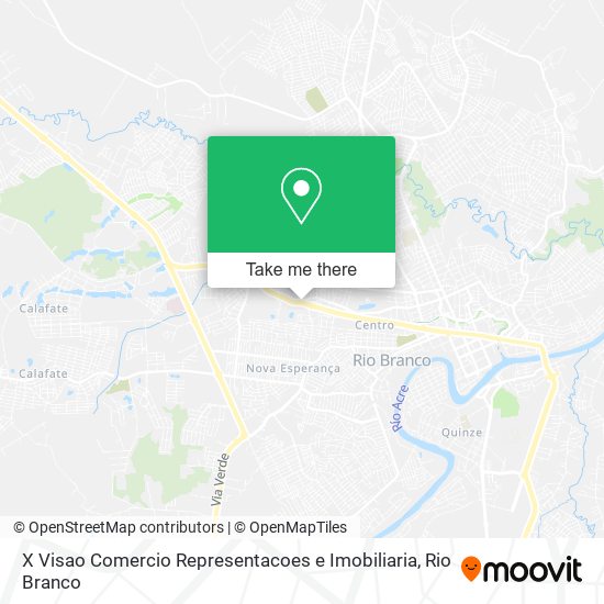 X Visao Comercio Representacoes e Imobiliaria map
