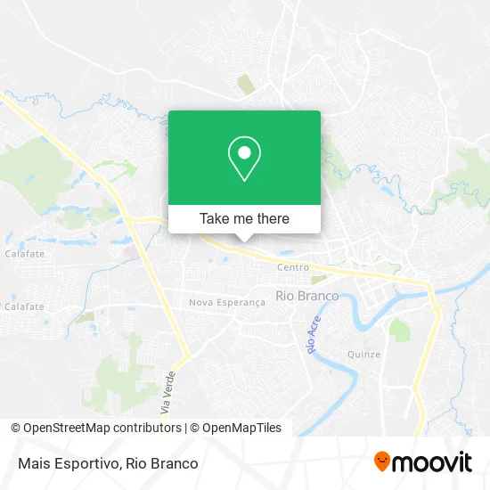 Mais Esportivo map