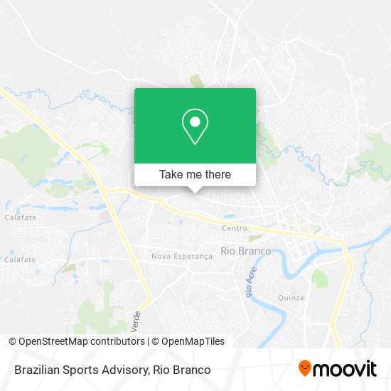 Brazilian Sports Advisory map