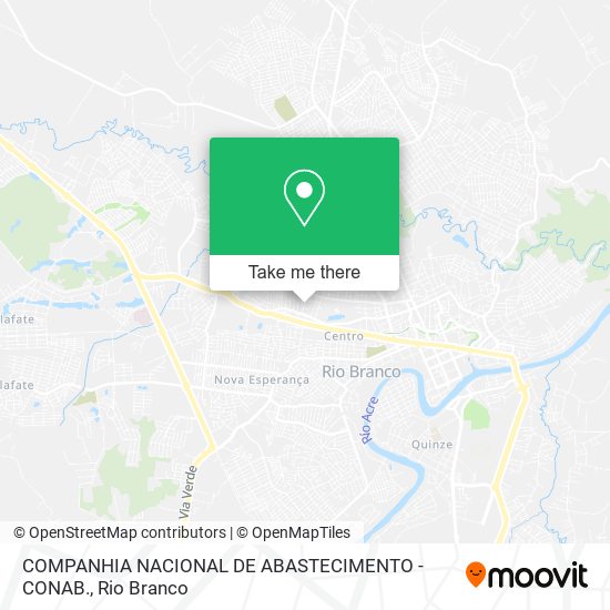 COMPANHIA NACIONAL DE ABASTECIMENTO - CONAB. map