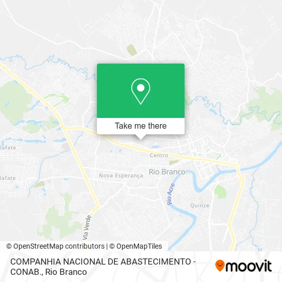 COMPANHIA NACIONAL DE ABASTECIMENTO - CONAB. map