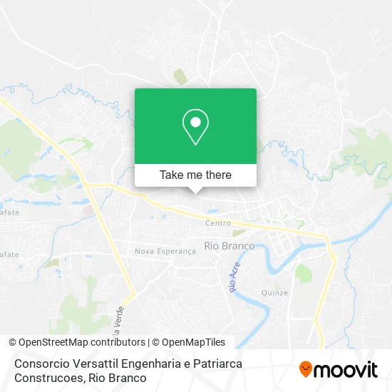Consorcio Versattil Engenharia e Patriarca Construcoes map