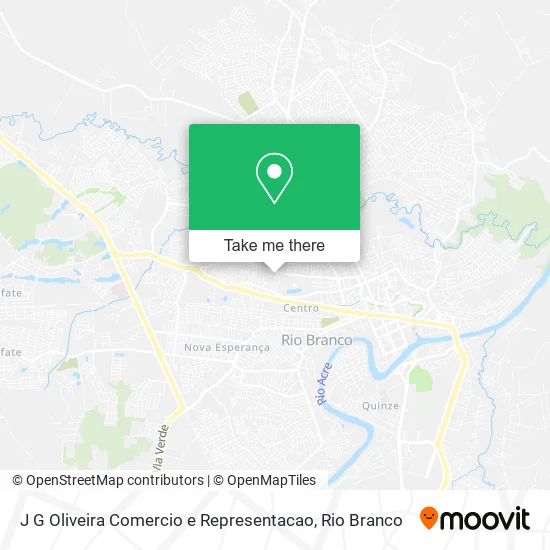 J G Oliveira Comercio e Representacao map
