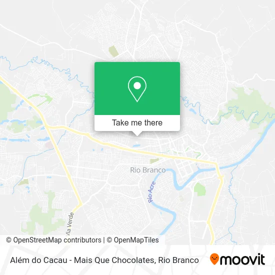 Além do Cacau - Mais Que Chocolates map