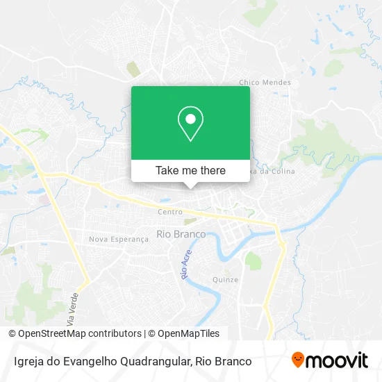 Igreja do Evangelho Quadrangular map